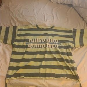 VINTAGE quiksilver internationale striped t shirt